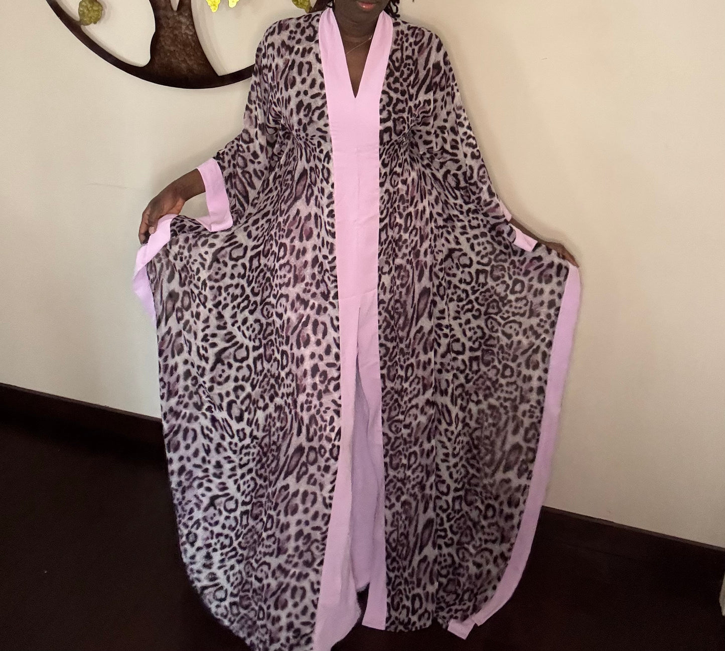 Leopard Tunic Maxi Dress